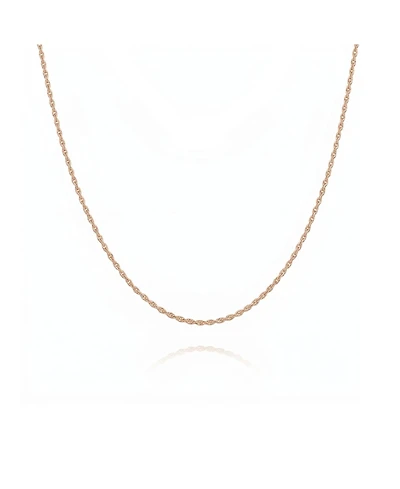 Spero London Sterling Silver Rope Chain Necklace