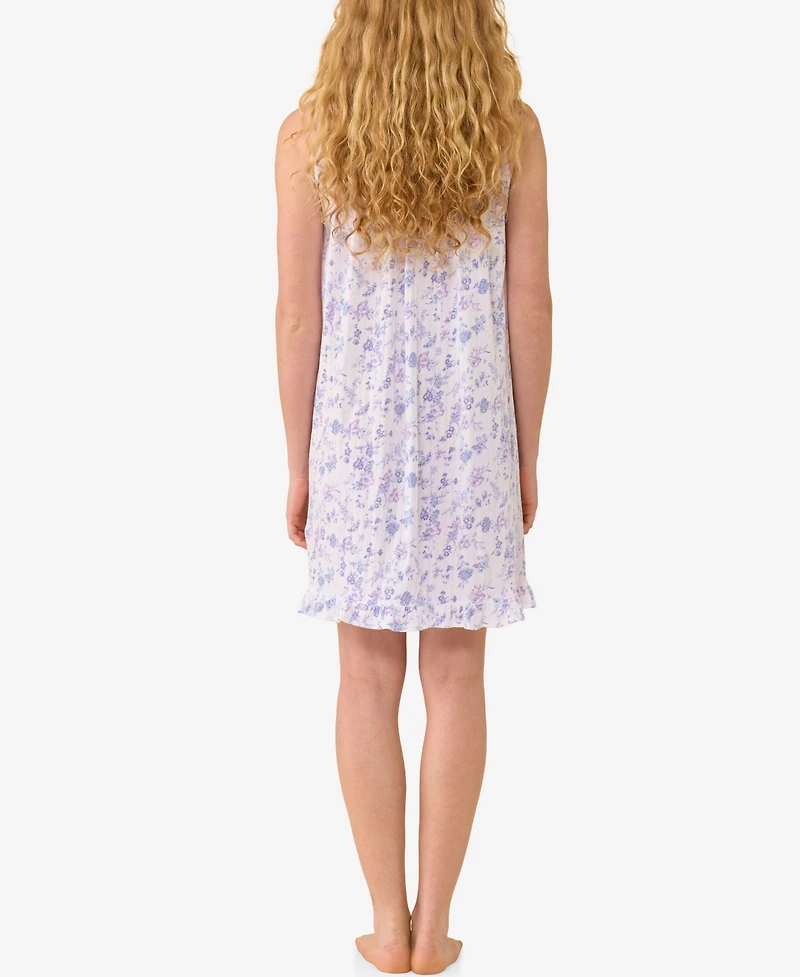 Eileen West Women's Sleeveless Pointelle Chemise Nightdress