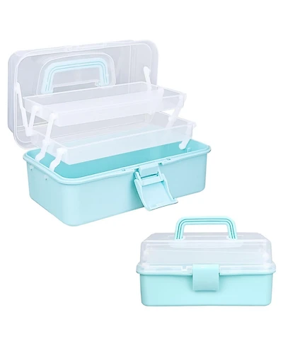 Xdovet Tackle Box Organizer 3-Layer Craft Storage Case