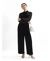 Phase Eight Women's Magie Velvet Tie Neck Jumpsuit