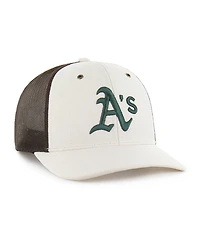 Carhartt x '47 Men's Natural/Brown Athletics Undyed Trucker Adjustable Hat