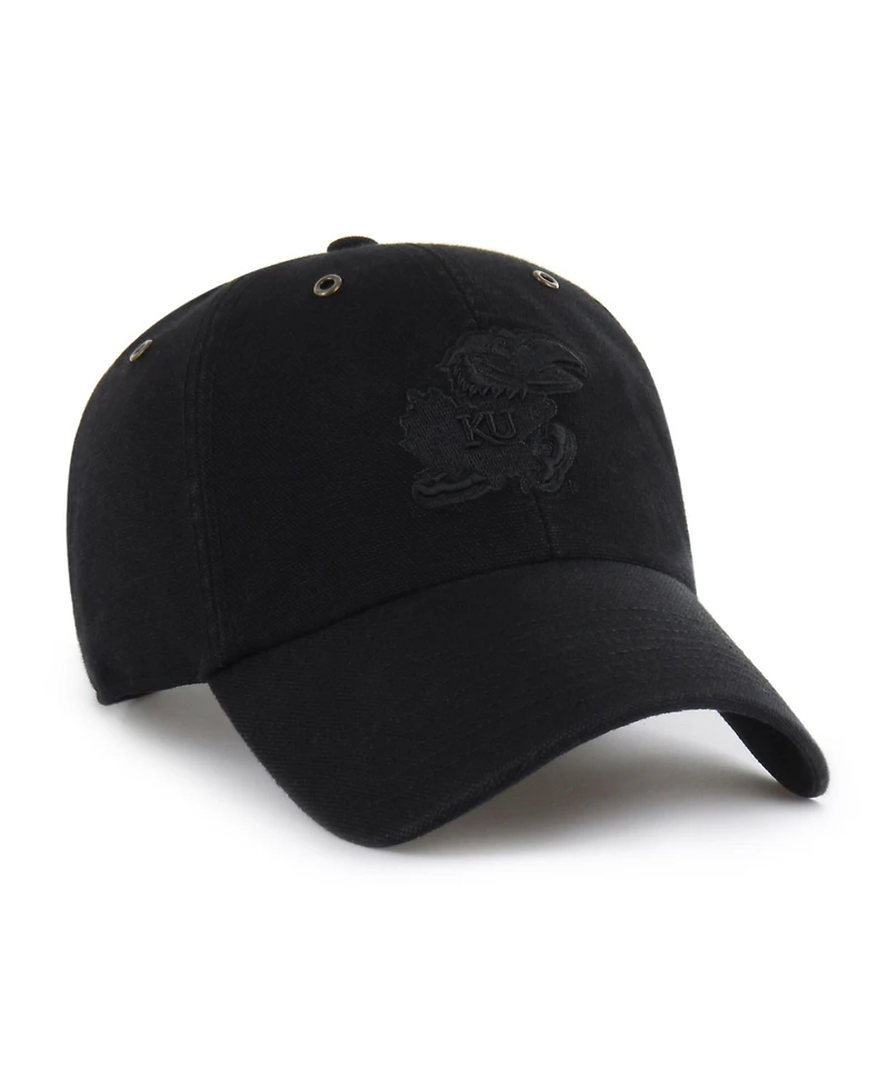 Carhartt x '47 Men's Black Kansas Jayhawks Clean Up Adjustable Hat
