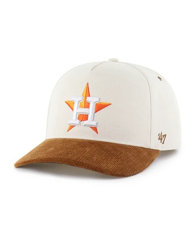 Carhartt x '47 Men's Natural/Suede Houston Astros Undyed Relaxed Hitch Adjustable Hat