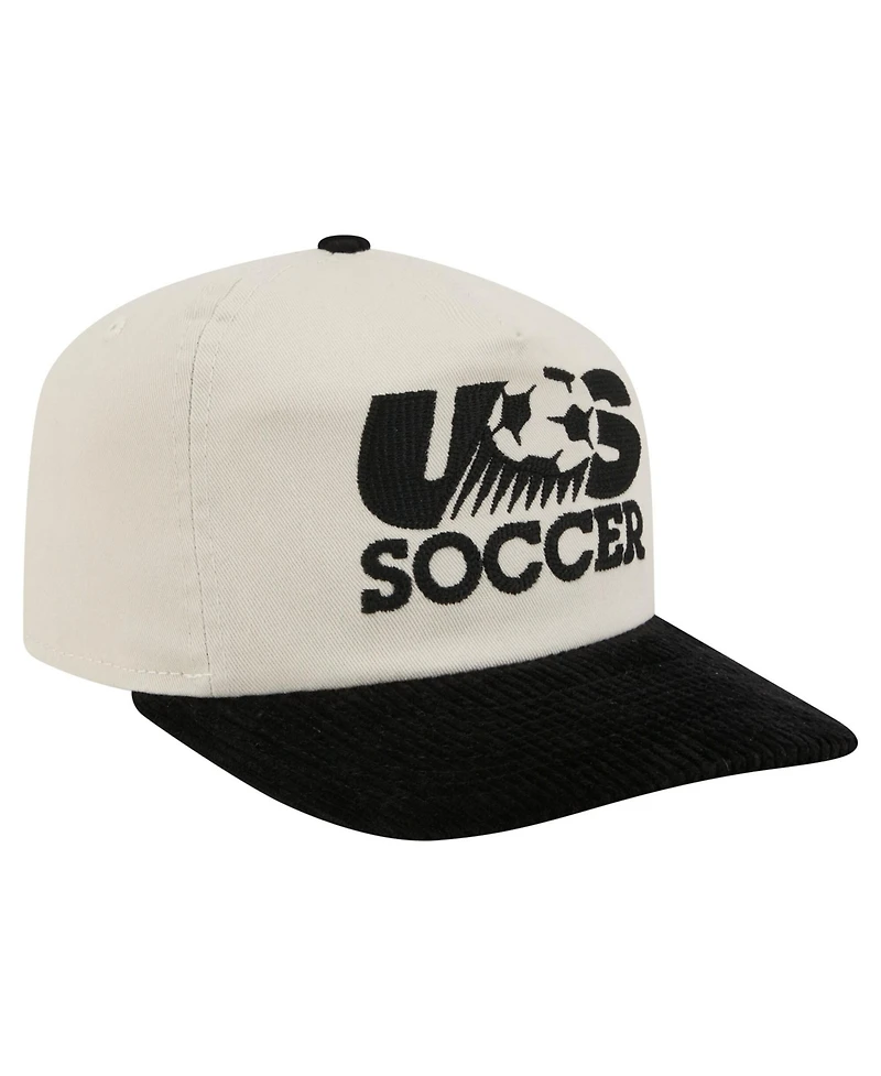 New Era Men's Natural/Black Usmnt 19TWENTY Adjustable Hat
