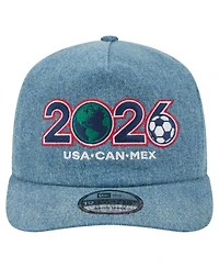 New Era Men's Blue Host Country Denim 19TWENTY Adjustable Hat