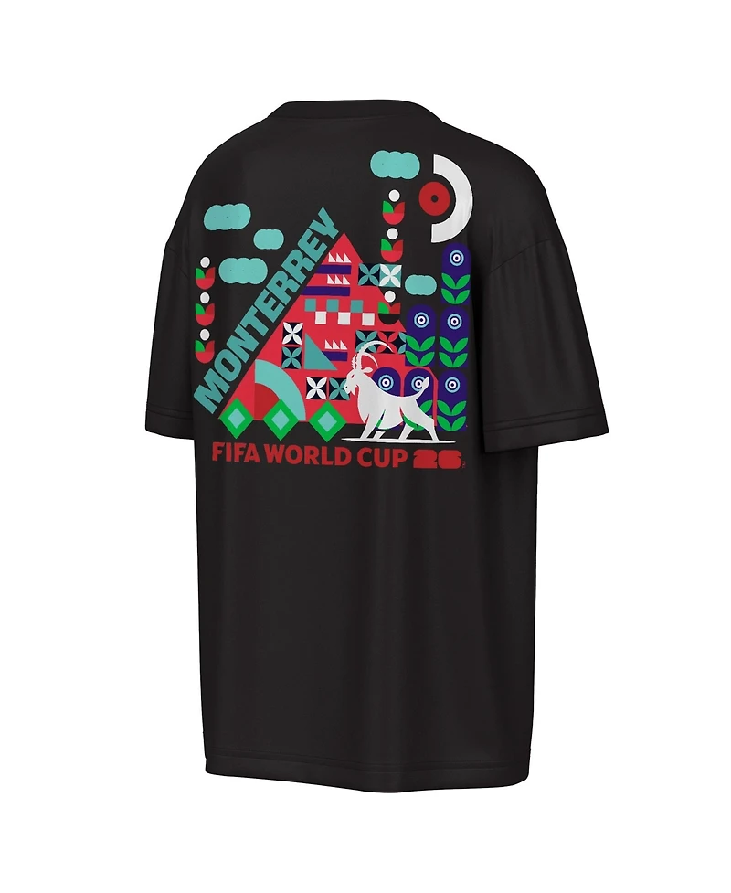 Outerstuff Men's Black Fifa World Cup 2026 Monterrey Big City Poster T-Shirt