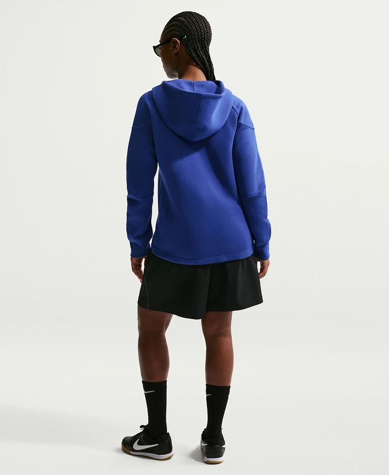 Nike Women's Royal Usmnt Tech Fleece Windrunner Full-Zip Hoodie