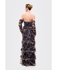 Beauut Women's Floral Ruffle Dress