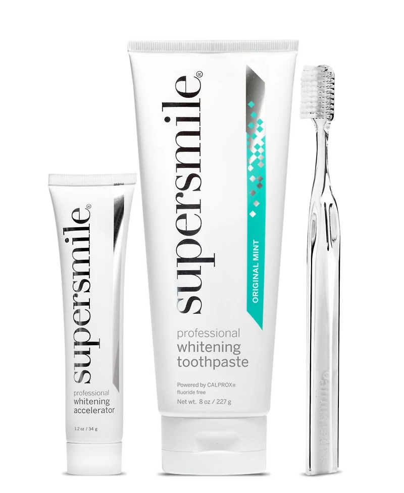Supersmile New Kit sku Org Mint 8 Ounce accelerator, Crystal collection