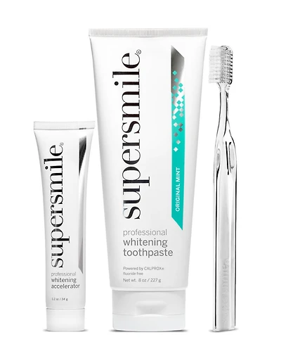 Supersmile New Kit sku Org Mint 8 Ounce accelerator, Crystal collection