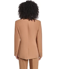 Karl Lagerfeld Paris Petite Peak One-Button Blazer