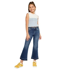 KanCan Big Girls Liza High Rise Crop Flare Jeans