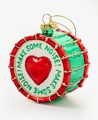 Macys 100th Thanksgiving Day Parade Glass Drum Ornament, Macy's Exclusive