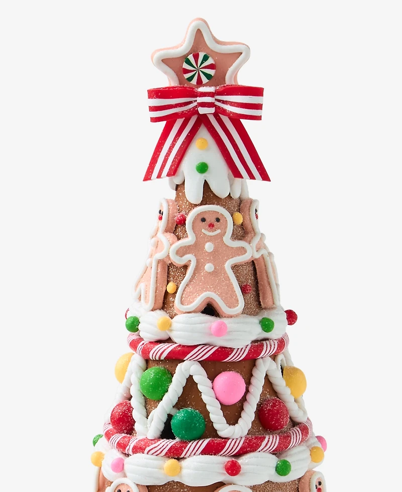Holiday Lane Gingerbread Tree Tabletop Decor, Macy's Exclusive