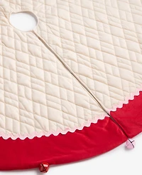 Holiday Lane Whimsy Multi-Bell Red and White Tree Skirt, Macy's Exclusive