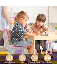 gaomon 3 Level Height Adjustable Kid Chair, Plastic Toddler Chairs