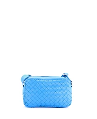 Pre-Owned Bottega Veneta Small Zip Camera Bag Intrecciato Nappa