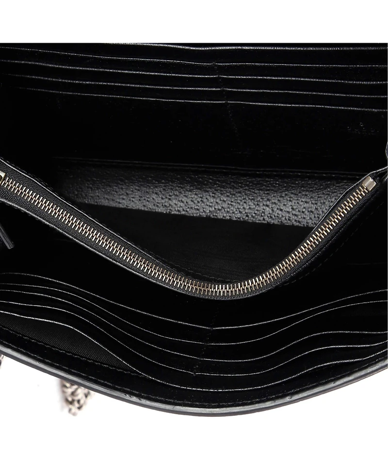Pre-Owned Gucci Small Dionysus Web Chain Wallet Leather