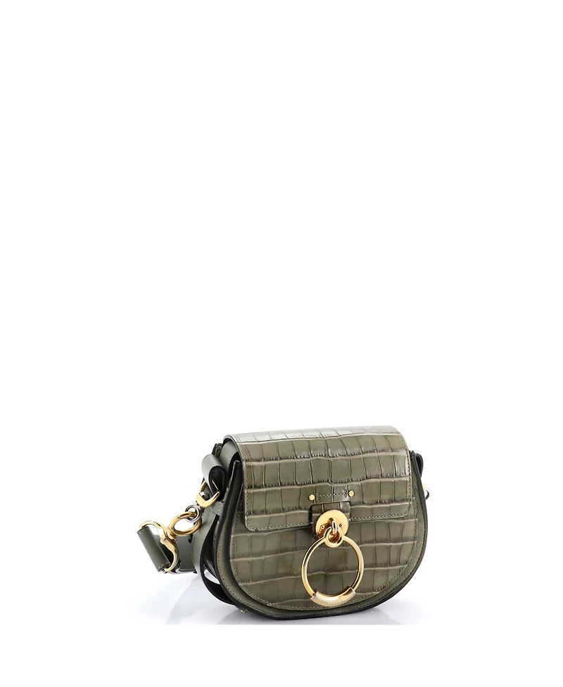 Pre-Owned Chloe Small Tess Bag Embossed Leather