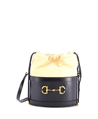 Pre-Owned Gucci Small Horsebit 1955 Bucket Crossbody Bag Leather