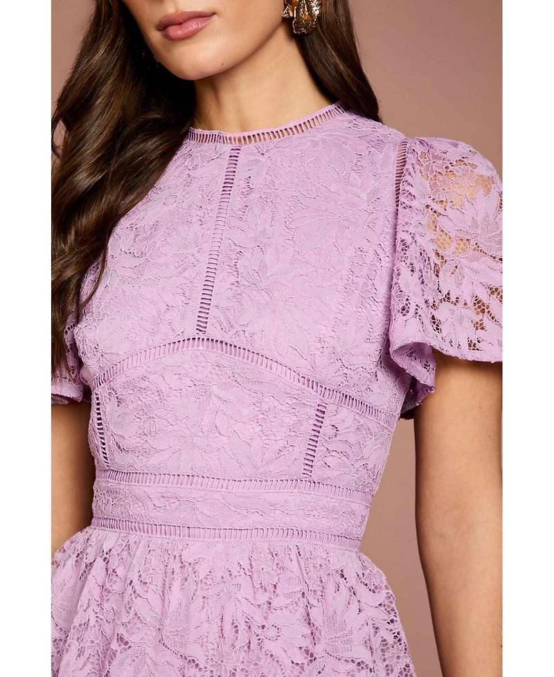 Coast Women's Tiered Lace Midi Dress