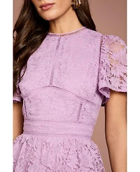 Coast Women's Tiered Lace Midi Dress
