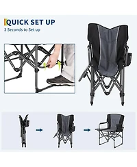 gaomon 1 Piece Aluminum Iron Folding Director Chair, Portable Outdoor Camping Chair