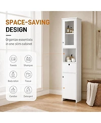 gaomon Tall Storage Cabinet, Water Resistance for Bathroom, Living Room, Entryway, Kitchen