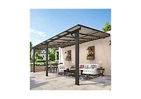 Aecojoy Adjustable Height Wall Mounted Outdoor Gazebos Pergola