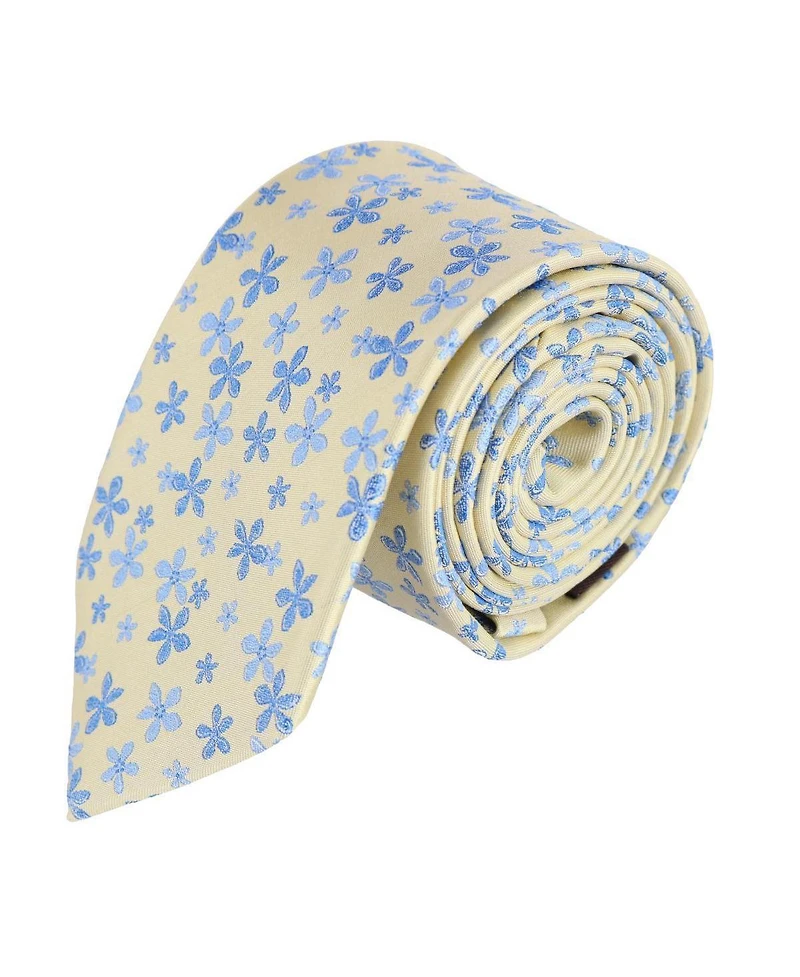 Trafalgar Men's Weldon Floral Silk Novelty Necktie