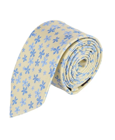 Trafalgar Men's Weldon Floral Silk Novelty Necktie