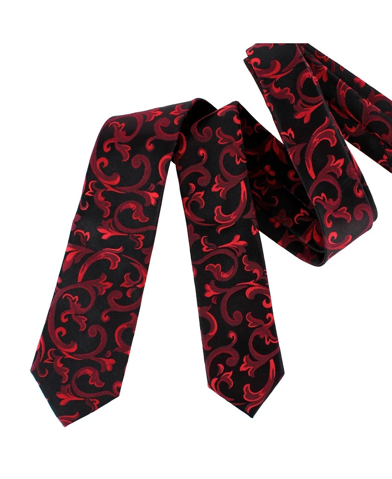 Trafalgar Men's Daddy and Me Christian the Romantic Brocade Silk Neckties