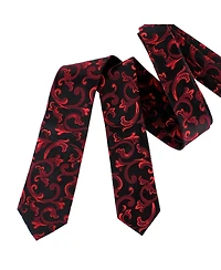 Trafalgar Men's Daddy and Me Christian the Romantic Brocade Silk Neckties