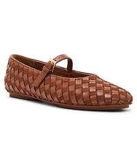 Anne Klein Women's Connie Woven Mary Jane Ballet Flats