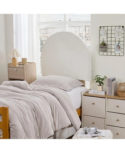 DormCo Tavira Allure Right Side Outlet Headboard - Rounded Corded