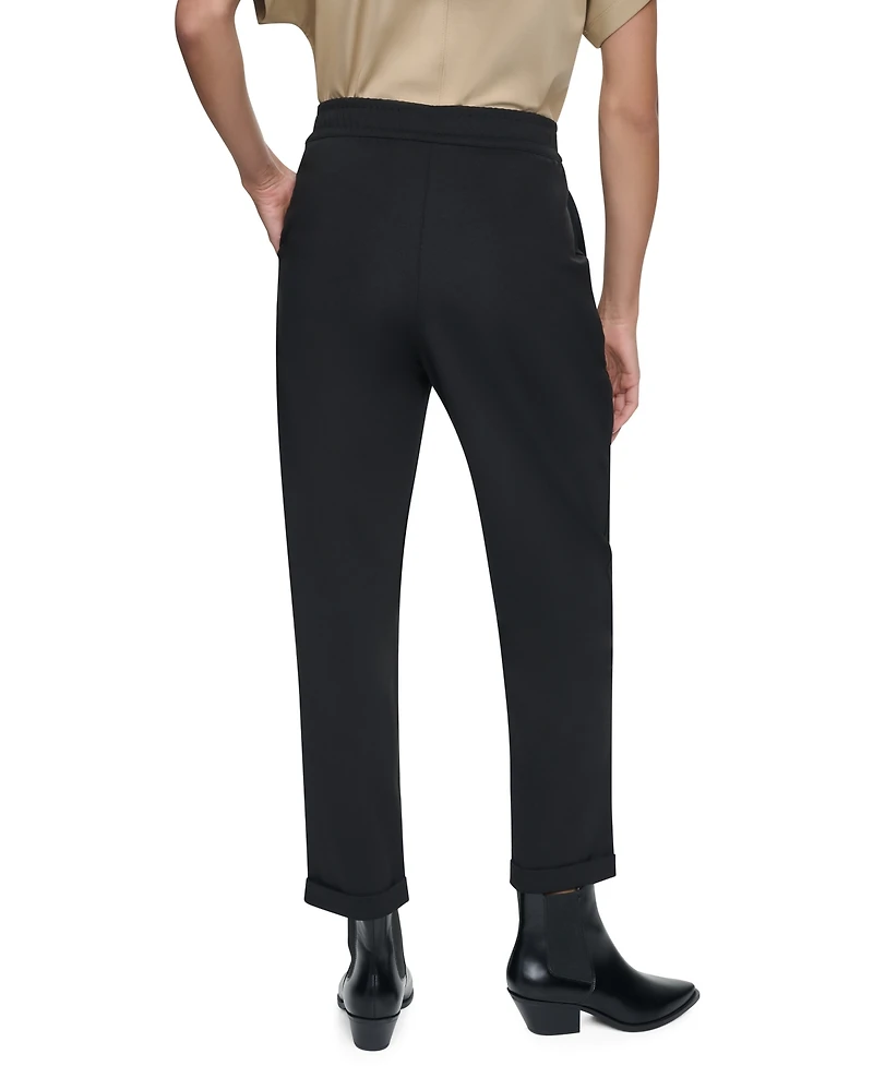 Dkny Women's Cuffed Capri Soho Ponte Pants