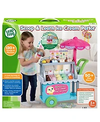 Leapfrog Scoop & Learn Ice Cream Cart 50+ Pieces Role-Play Learning Set, Ages 3+