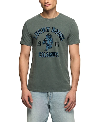 Lucky Brand Men's Bowl Champs Graphic T-Shirt