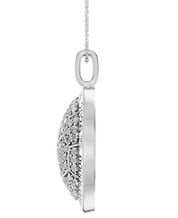 Macy's Lab-Grown Diamond (1 ct. t.w.) Fifa World Cup 2026 Pendant Necklace Yellow Gold Micron Sterling Silver (Also Silver)