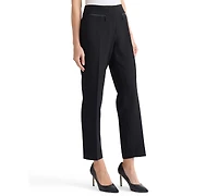 Kasper Women's Ava Straight-Leg Zip-Pocket Pants