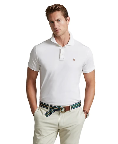 Men's Slim-Fit Soft Cotton Polo Shirt