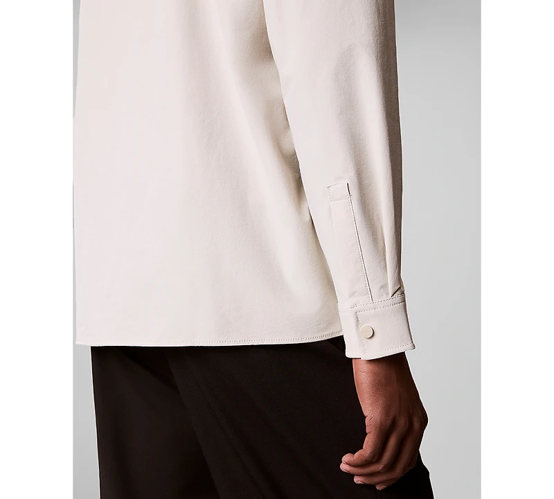 Calvin Klein Men's Nylon Stretch Blend Classic-Fit Shirt