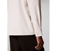 Calvin Klein Men's Nylon Stretch Blend Classic-Fit Shirt