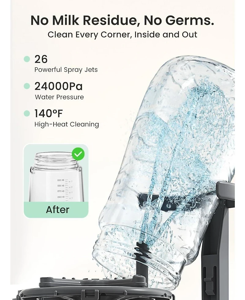 Grownsy Baby EaseClean Bottle Washer Pro