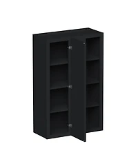 Boyel Living 42 Inch Height Standard Corner Wall Cabinets, Ready to Assemble Kitchen Cabinet with Solid Wood Frame, Soft-Close Slides and Hinge