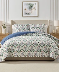 Seventh Studio Trellis Floral Quilted 2-Piece Quilt Set, Twin