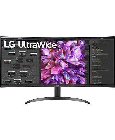 Lg 34BQ60QC-b 34" 21:9 UltraWide Qhd Curved Ips Lcd Hdr Monitor