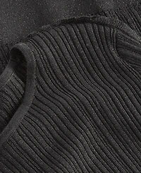 I.n.c. International Concepts Women's Ruffle-Trim Rib-Knit Sweater, Macy's Exclusive
