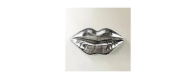 Z Gallerie Chrome Lips Object