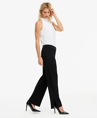 I.n.c. International Concepts Women's Wide-Leg Pull-On Ribbed Sweater Pant, Macy's Exclusive